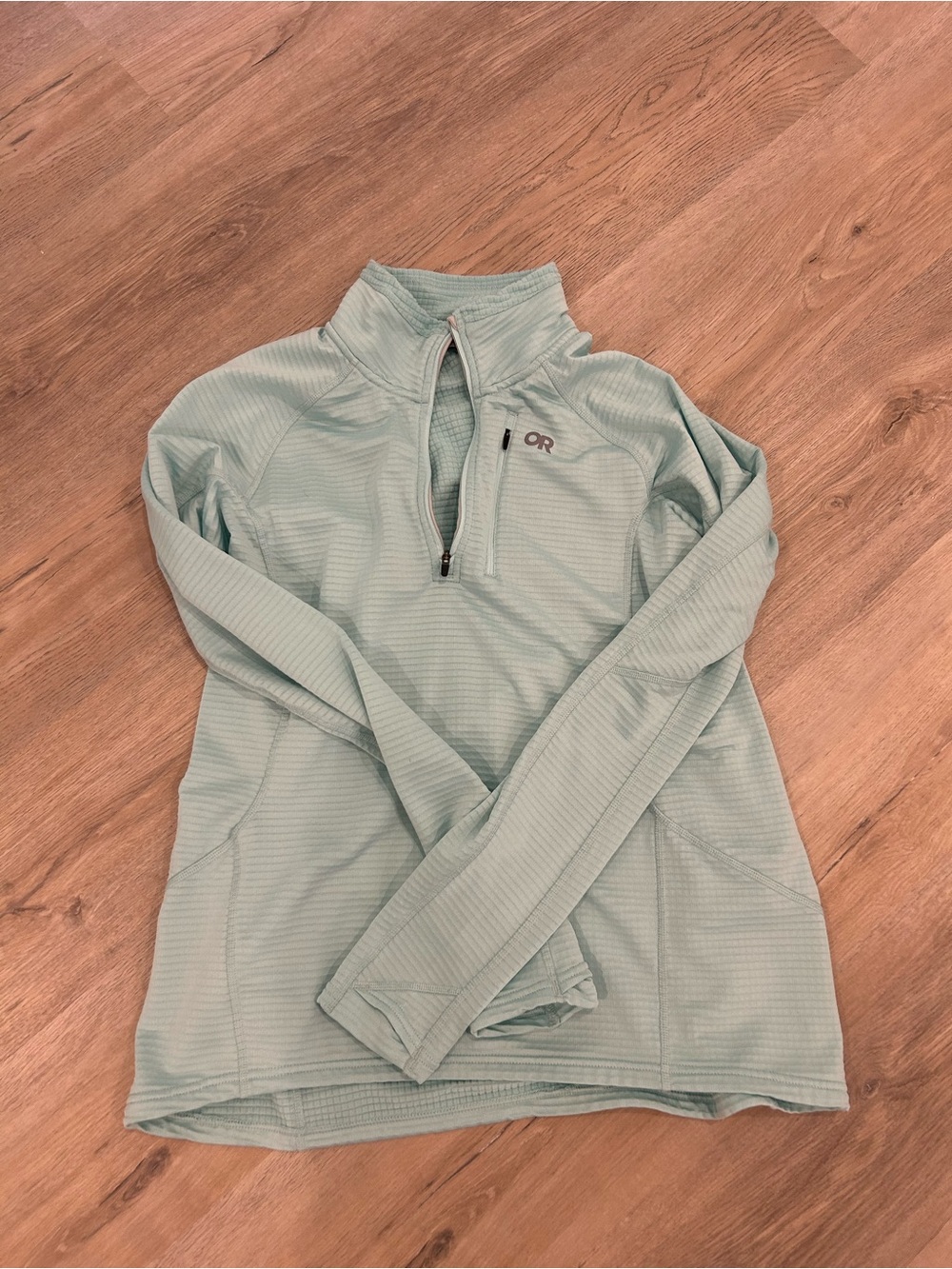 Outdoor Research Women's Light Mint Quarter-Zip Pullover